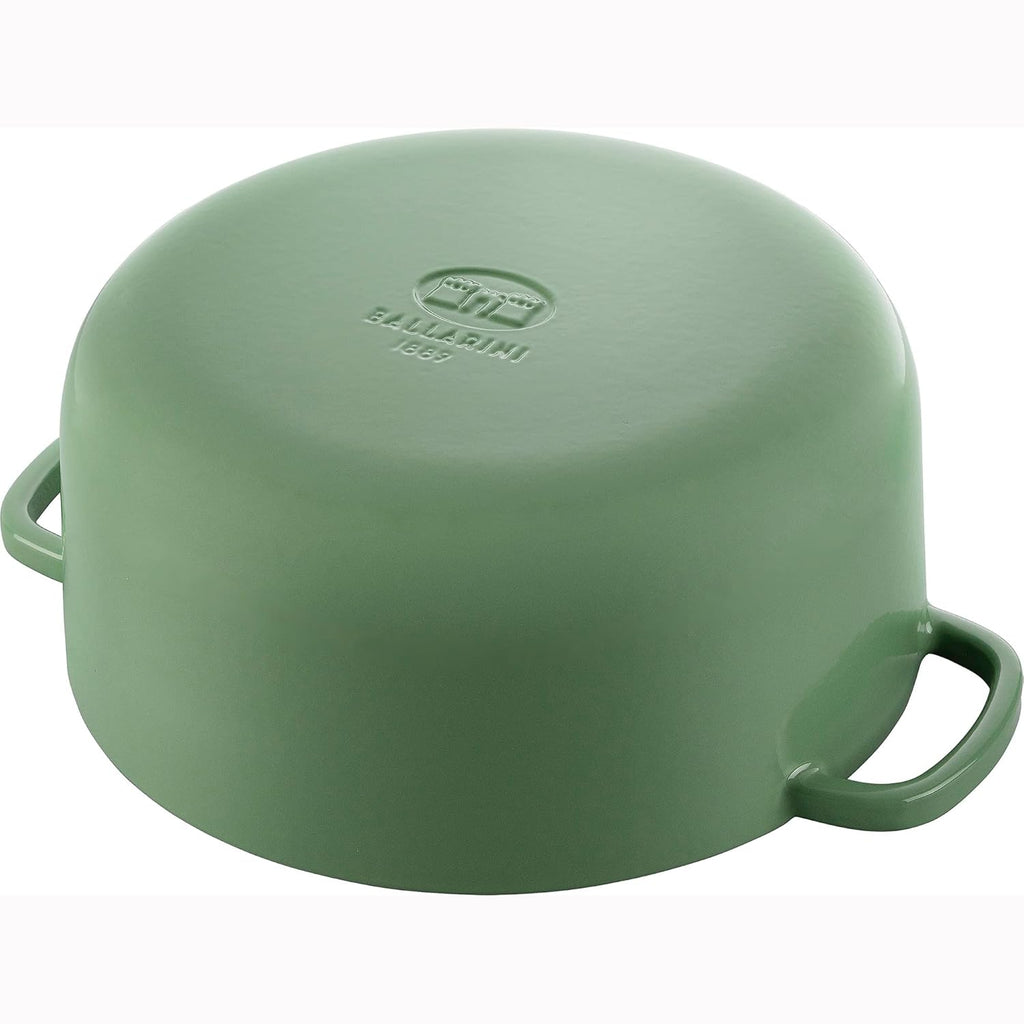 BALLARINI Bellamonte Cast Iron 7.5-qt Round Dutch Oven - Saggio Green