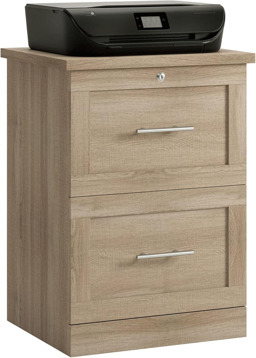 Realspace® 17" D Vertical 2-Drawer File Cabinet, Spring Oak