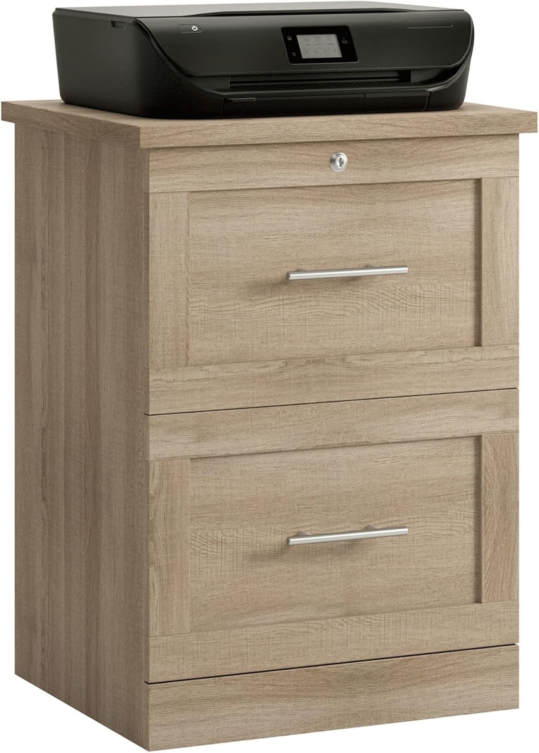 Realspace® 17" D Vertical 2-Drawer File Cabinet, Spring Oak