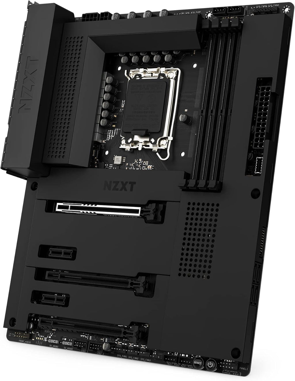 NZXT N7 Z790 Motherboard - N7-Z79XT-B1 - Intel Z790 chipset (Supports 12th &13th Gen CPUs) - ATX Gaming Motherboard - Integrated I/O Shield - WiFi 6E connectivity - Bluetooth - Black (Renewed)