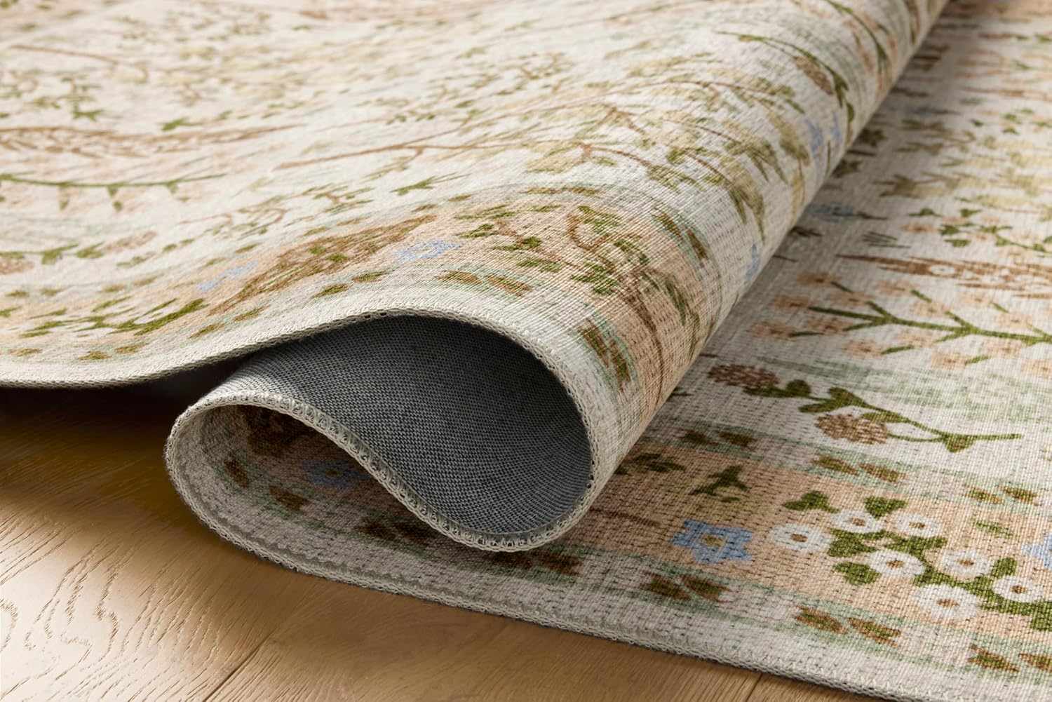 Loloi Rifle Paper Co. Canopy Collection CNP-01 Cream 6'-0" x 9'-0" Area Rug