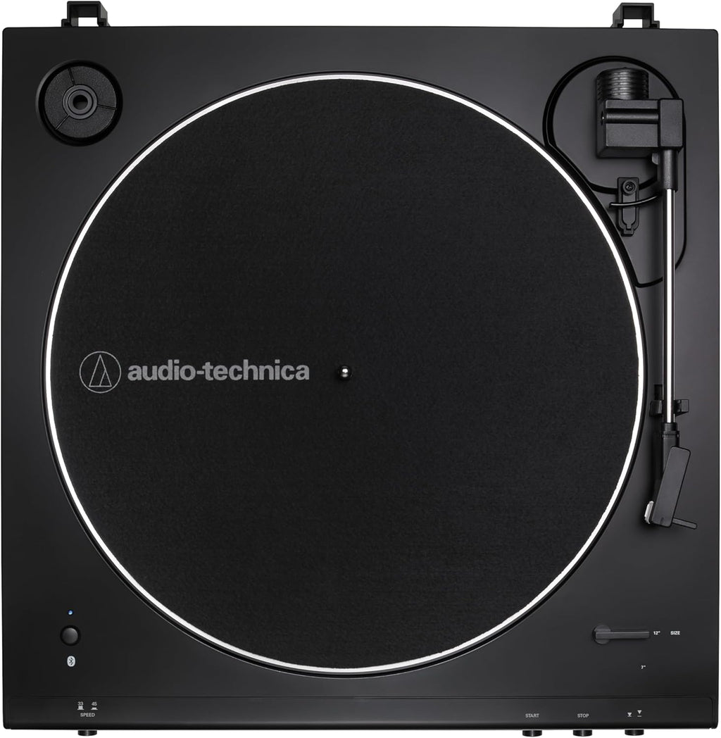 Audio-Technica AT-LP60XBT-BK Fully Automatic Wireless Belt-Drive Turntable (Black) (ATLP60XBTBK)