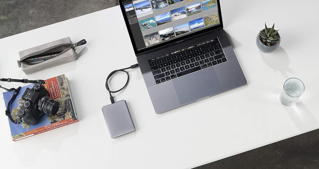 LaCie Mobile Drive 1TB External Hard Drive HDD – Space Gray USB-C USB 3.0, for Mac and PC Computer Desktop Workstation Laptop (STHG1000402)