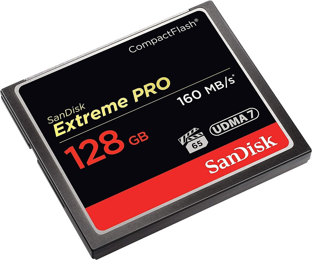 SANDISK 128GB Extreme PRO CompactFlash Memory Card UDMA 7 Speed Up To 160MB/s- SDCFXPS-128G-X46