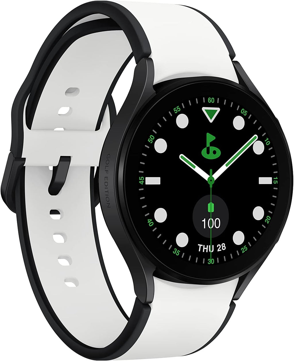 SAMSUNG Galaxy Watch 5 Golf Edition, 44mm Bluetooth Smartwatch w/ Body, Health, Fitness and Sleep Tracker, Improved Battery, Enhanced GPS Tracking, US Version, Gray Bezel w/Two-Tone Band