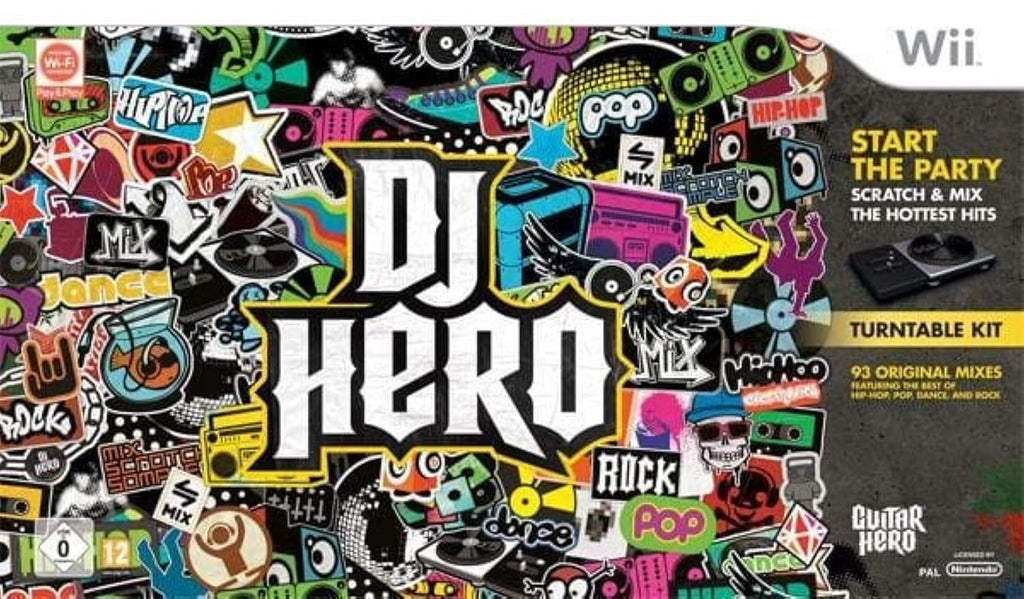 Activision Dj Hero - Turntable Kit (Wii) (Renewed)