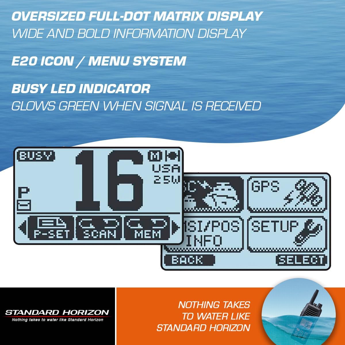 Standard Horizon GX1850 Fixed Mount VHF - NMEA 2000 - Black