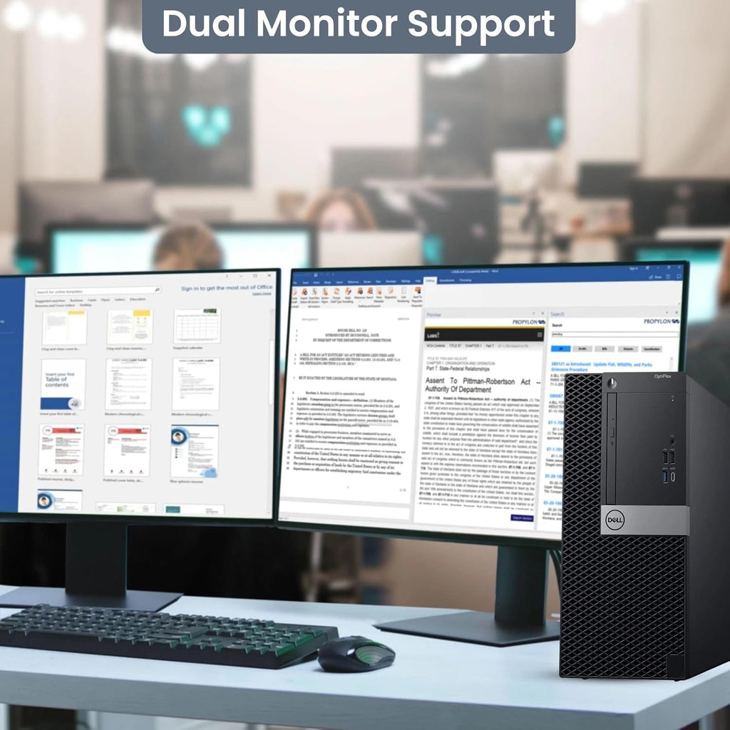 Dell Optiplex 7040 Mini Tower Desktop Computer PC - Intel Core i5-6500 6th Gen 3.2GHz - 32GB DDR4 RAM - 512GB SSD - Intel HD Graphics 530 - Built-in WiFi - Office & Home PC - Window 11 Pro (Renewed)