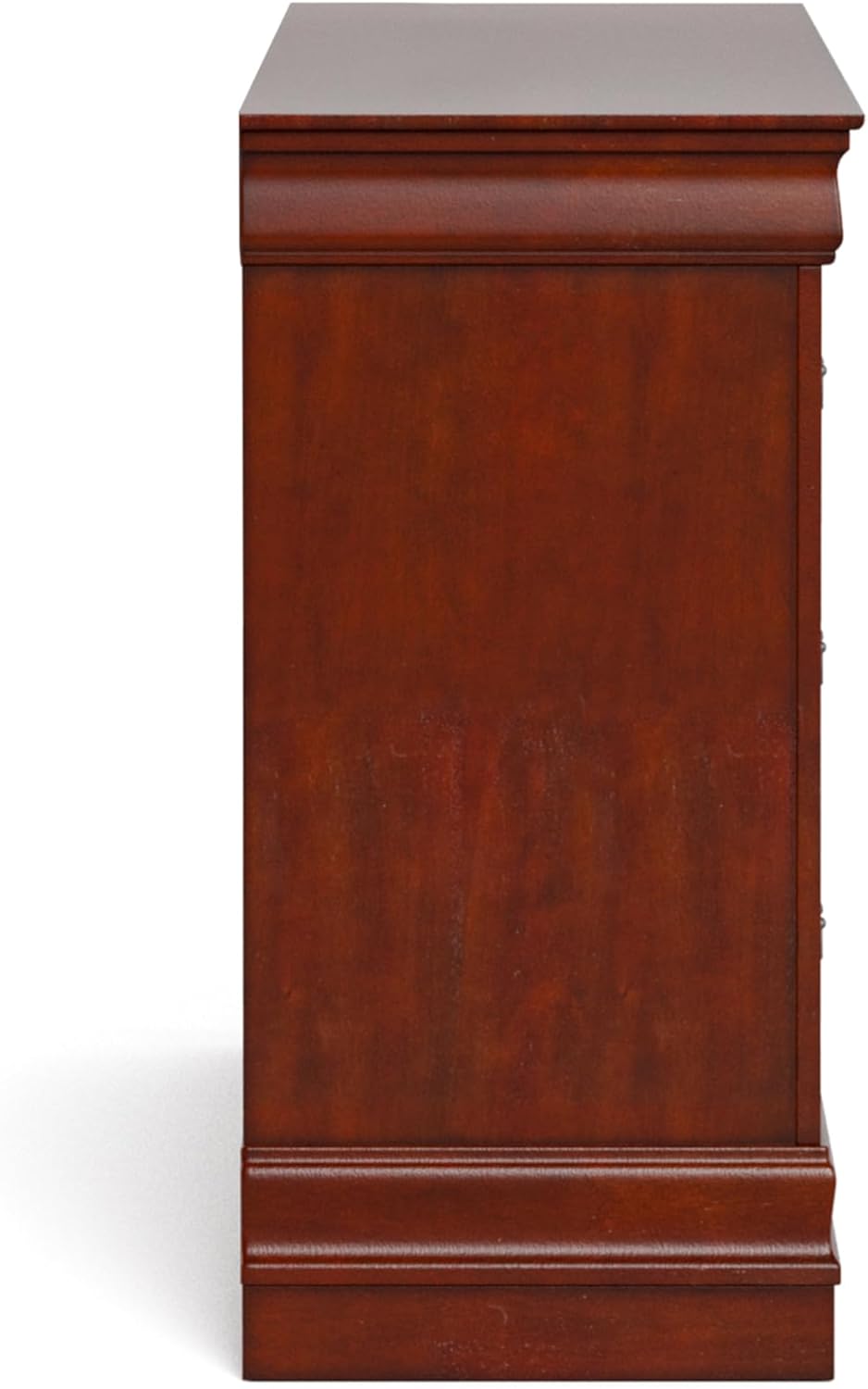 Furniture of America Arabella Traditional 6-Drawer Double Dresser with Antique Nickle Handles and Bracket Style Feet, No Assembly, Freestanding Storage Cabinetfor Bedroom, Living Room, Cherry