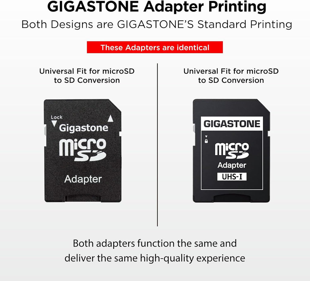 Gigastone 32GB Micro SD Card Full HD Video Surveillance Security Camera Action Camera Drone Micro SDHC UHS-I U1 C10 90MB/s (Pack of 10)