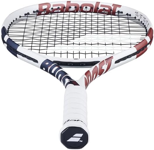 Babolat Boost Drive Strung Tennis Racquet (White)