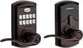 Kwikset SmartCode 917 Keypad Keyless Entry Traditional Residential Electronic Lever Deadbolt Alternative with Tustin Door Lever and SmartKey Security, Venetian Bronze