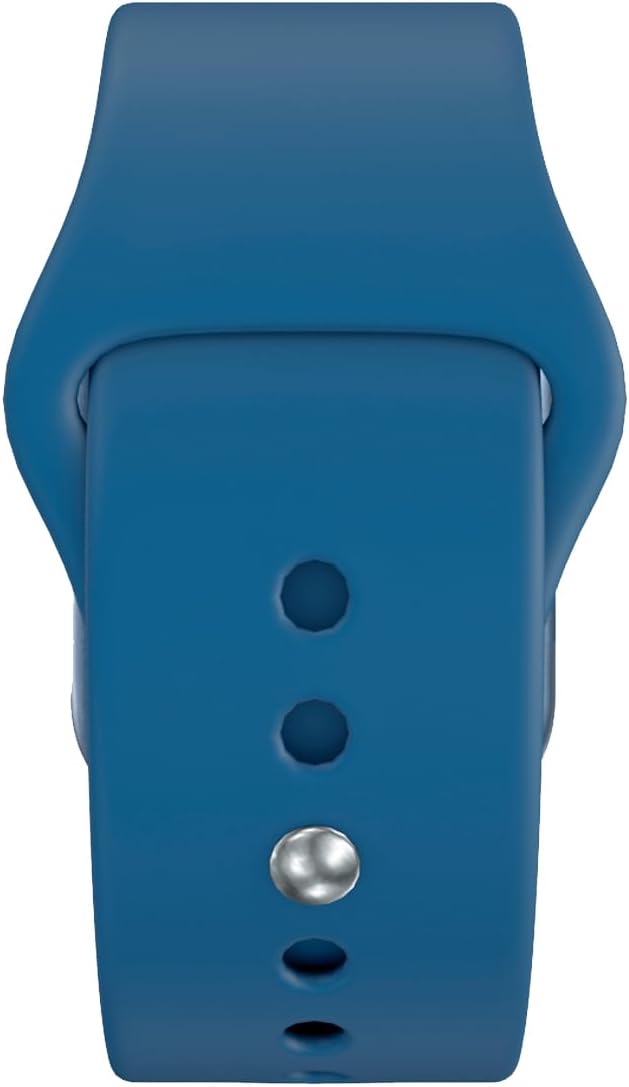 Apple Watch Series 7 (GPS, 45mm) Blue Aluminum Case with Abyss Blue Sport Band, Regular (Renewed)
