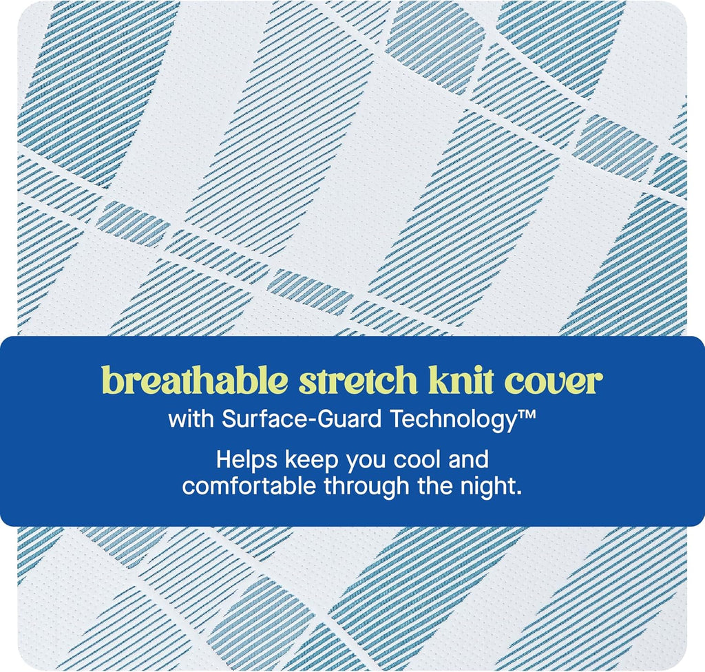 Sealy Dreamlife 12” Hybrid Mattress-in-a-Box, Full, SealyComfort Gel Memory Foam, SealyResponsive Encased Coils, Surface-Guard Technology