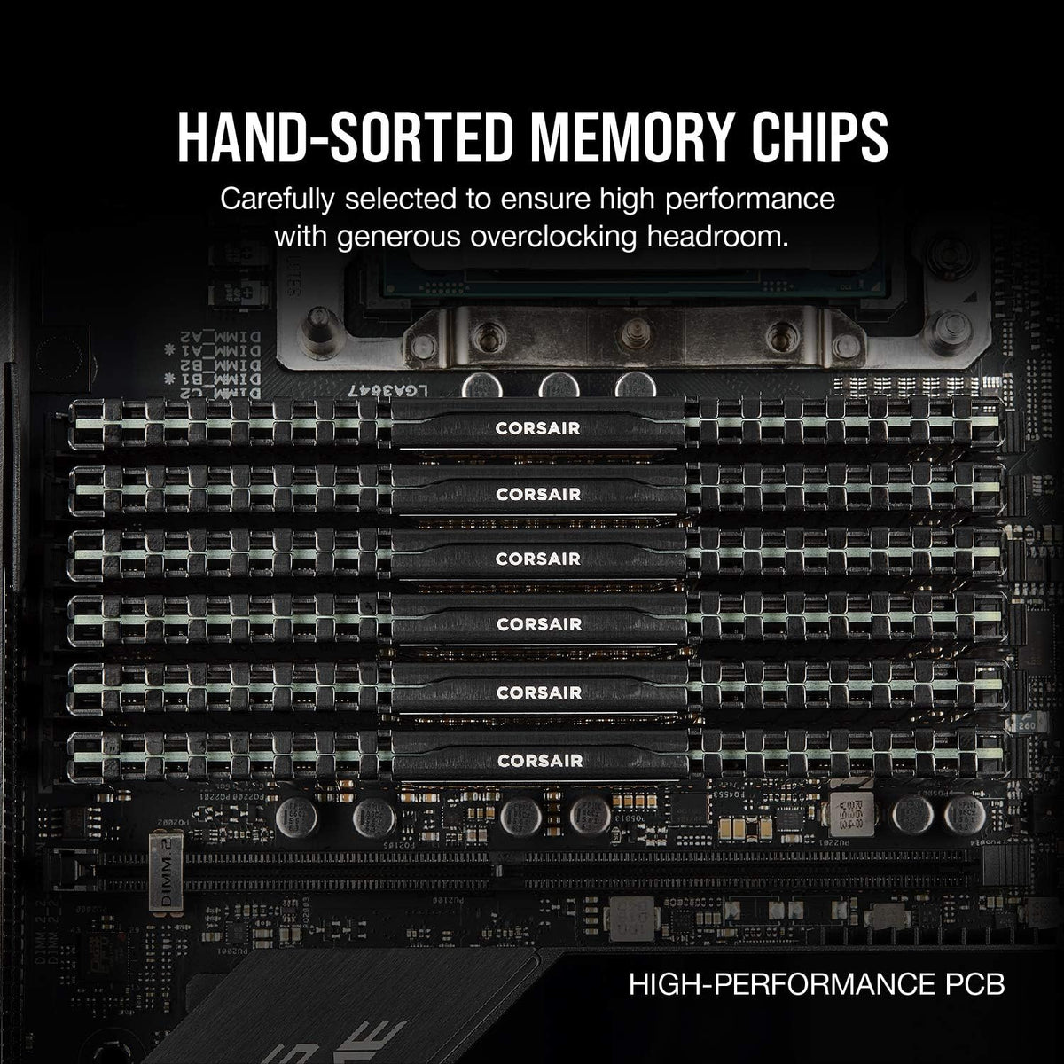 CORSAIR Vengeance LPX DDR4 RAM 32GB (2x16GB) Up to 3200MHz CL16-20-20-38 1.35V Intel XMP AMD EXPO Computer Memory – Black (CMK32GX4M2E3200C16)