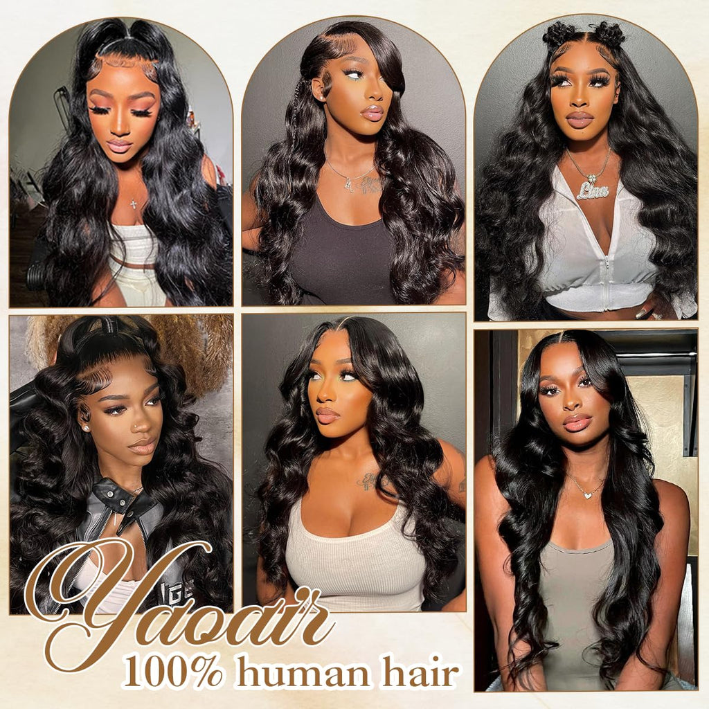16A Raw Human Hair Bundles,3 Bundles 18 20 22 Inch Body Wave Bundles Human Hair,100% Unprocessed Brazilian Virgin Hair,Quick Weave,Hair Extensions Natural Black For Women,3X Longer Lifespan