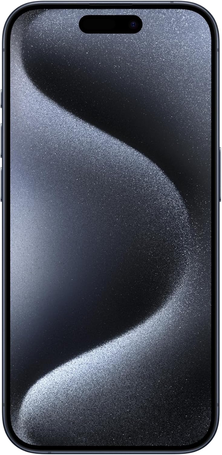 Apple iPhone (Renewed Premium) 15 Pro, 128GB, Blue Titanium - Unlocked