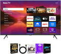 Roku 65R6C7KIT1 65 inch Class Plus Series 4K QLED Mini LED Smart TV Dolby Vision HDR10+ 120Hz WiFi Voice Remote HDMI C