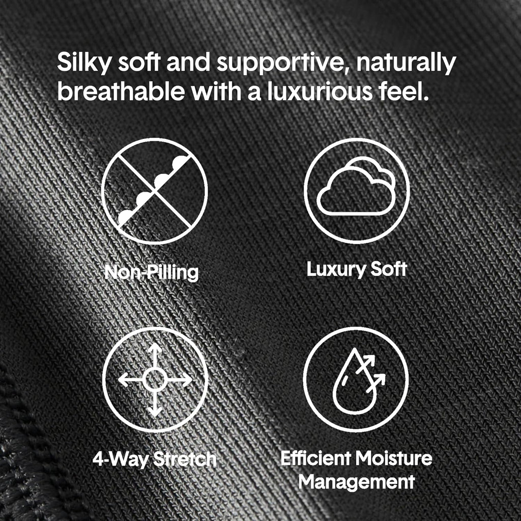 Tommy John Men's High V Neck Undershirt, Second Skin Fabric, Slim Fit T-Shirt with Stay Tuck Design