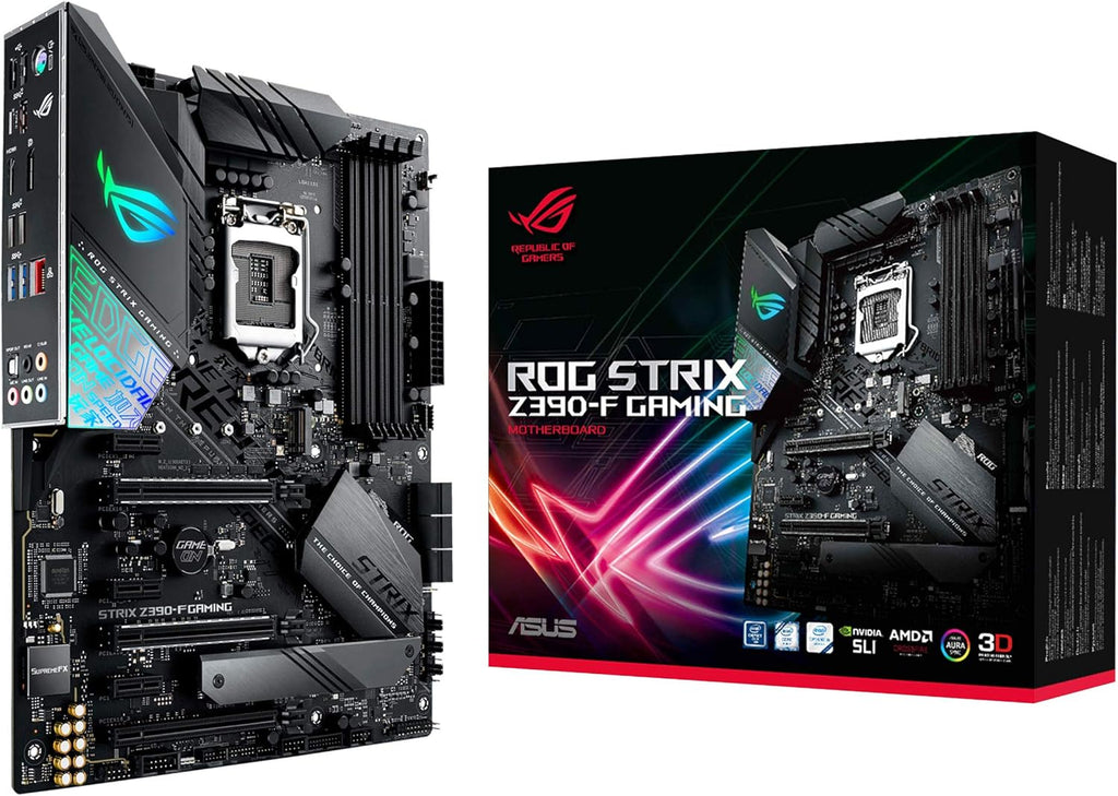 ASUS ROG Strix Z390-F Gaming Motherboard LGA1151 (Intel 8th and 9th Gen) ATX DDR4 DP HDMI M.2 USB 3.1 Gen2 Gigabit LAN