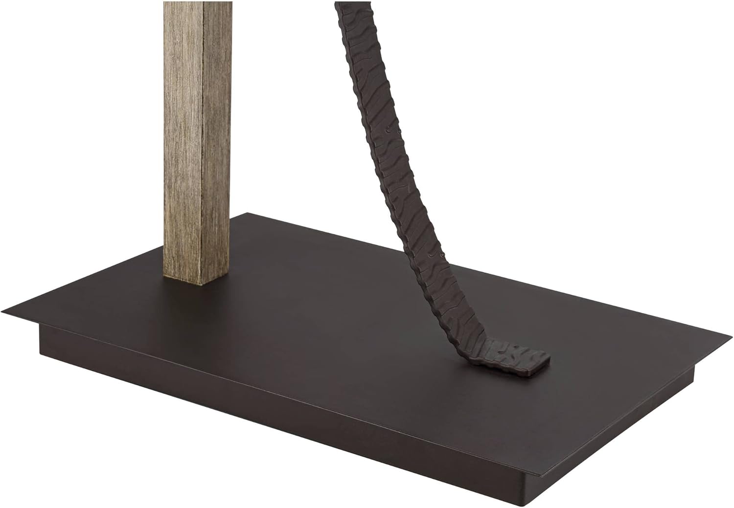Franklin Iron Works Gentry Industrial Rustic Farmhouse Arc Floor Lamp 71 1/2" Tall Oil Rubbed Bronze 2-Light Oatmeal Fabric Drum Shade for Living Room Reading Bedroom Office House Home Decor