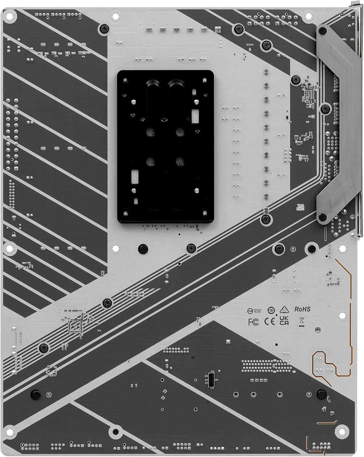 ASRock X870 Pro RS AMD Ryzen Socket AM5 ATX Motherboard DDR5 DIMMs 8000 MHz 256 GB PCIe Gen5 SATA3 6.0 Gb/s
