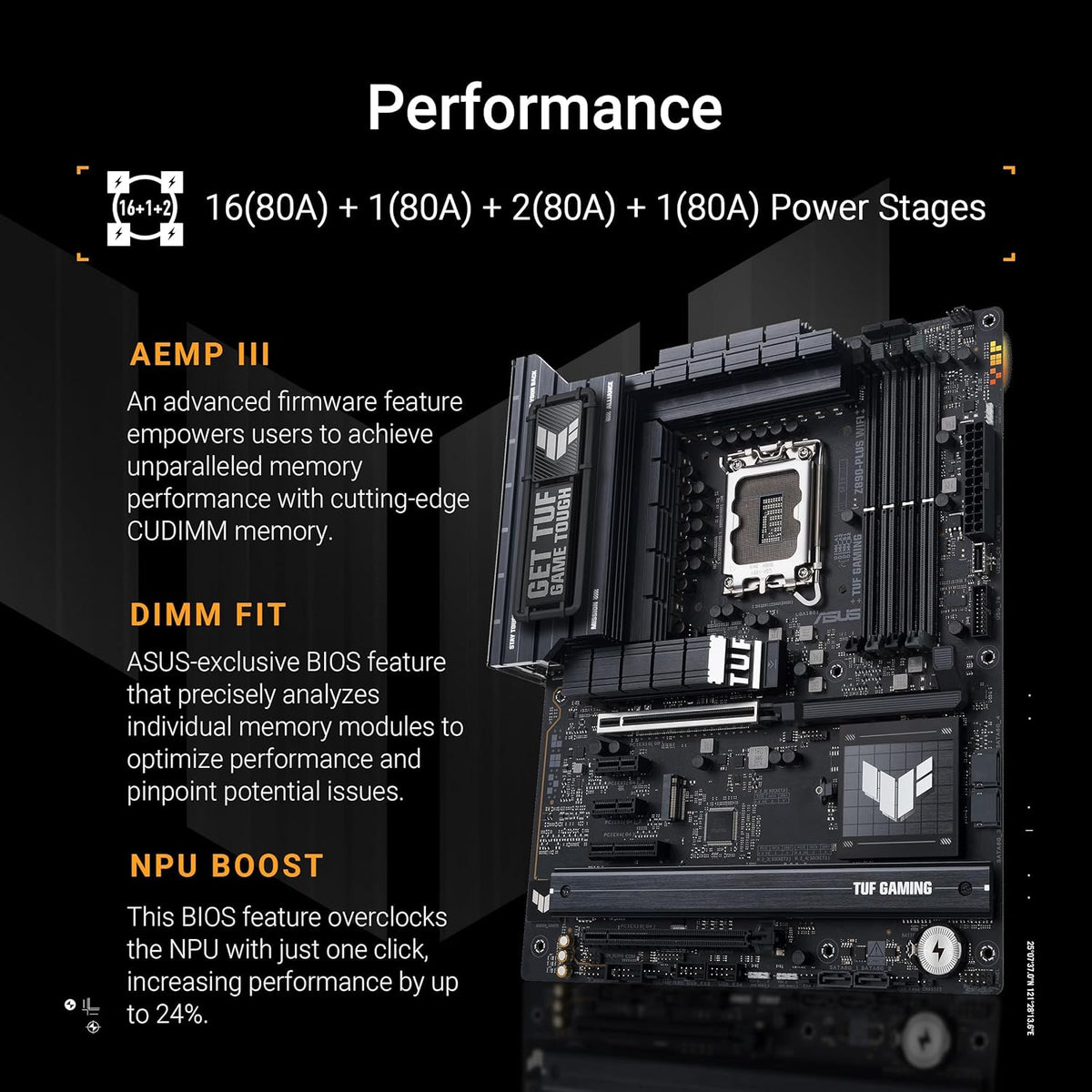 Micro Center CPU Motherboard Combo - Ultra 9 285K 24-Cores LGA 1851 Desktop Processor Bundle with Tuf Gaming Z890-Plus WiFi Motherboard