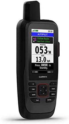 Garmin GPSMAP 86Sci, Floating Handheld GPS with Button Operation, Preloaded BlueChart G3 Coastal Charts And Inreach Satellite Communication capabilities, Stream Boat Data From Compatible Chartplotters