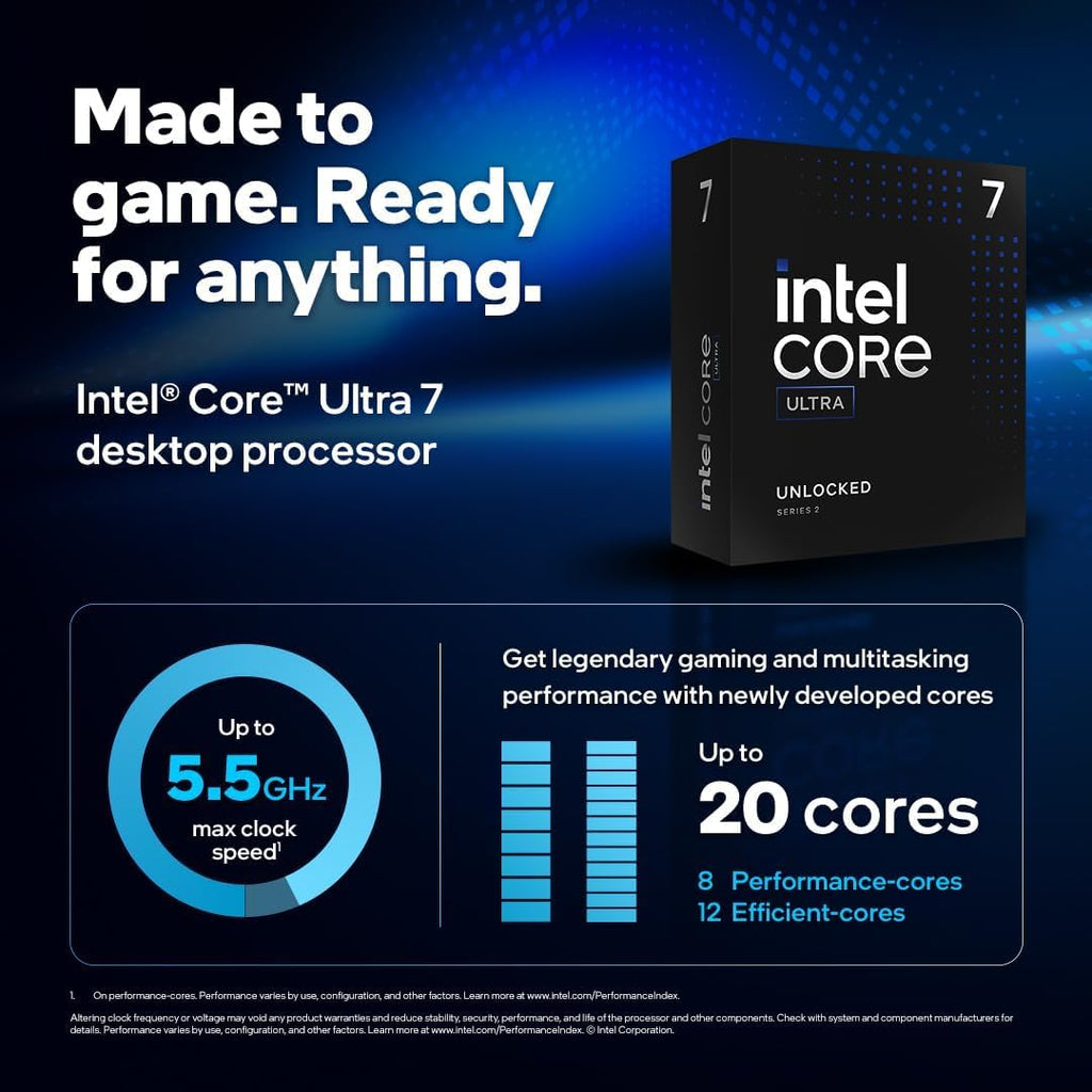 MICRO CENTER CPU Motherbard Combo -Ultra7 265K 20-Cores Unlocked Gaming Desktop Processor with Asus Z890 AYW Gaming WiFi W LGA 1851 ATX Motherboard