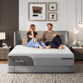 Novilla 14 Inch King Size Mattress, Gel-Infused Bliss Cooling King Memory Foam Mattress in a Box with Cool-Touch Nylon Cover, Pain Relief & Spinal Support with CertiPUR-US Certified Foam