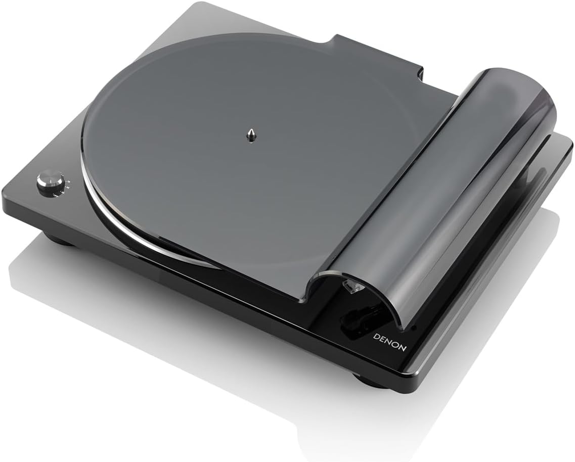 Denon DP400 Record Player, Modern Turntable for 33-1/3, 45 and 78 RPM Vinyl Records, Stereo RCA Output, Phono Preamp Output with Equalizer, Auto Speed Sensor and Special Tonearm