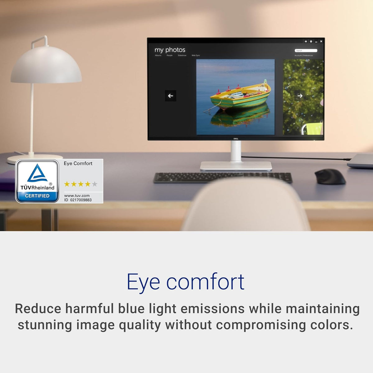 Dell 27 Plus Monitor - S2725HSM - 27-inch FHD (1920x1080) 144Hz 1ms Display, 2 x 3W Speakers, HDMI Connectivity, Height/Tilt/Pivot/Swivel Adjustability, AMD FreeSync - Ash White
