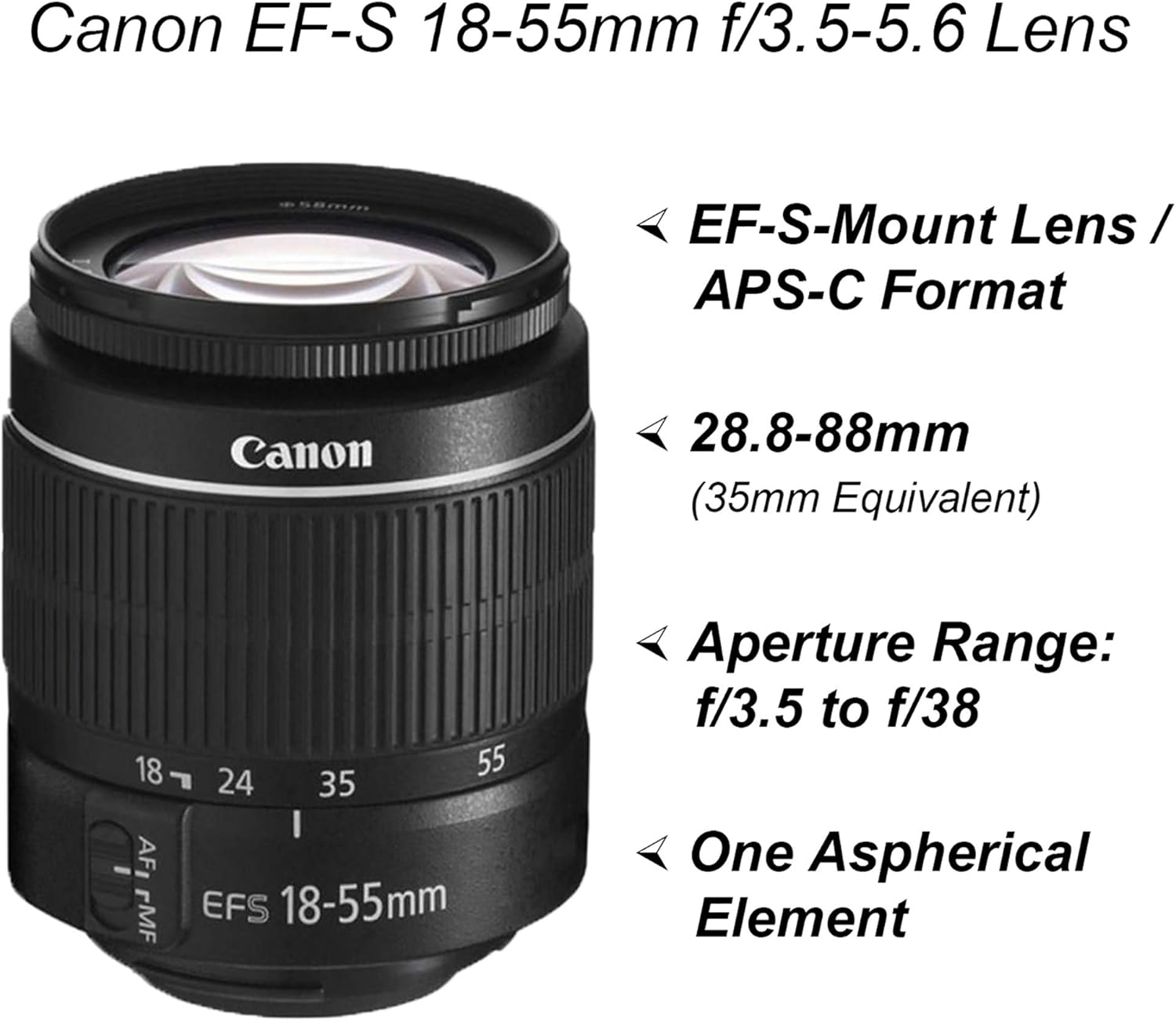 Canon EOS 2000D / Rebel T7 DSLR Camera with EF-S 18-55mm + EF 75-300mm Daul Lens + SanDisk 64GB Memory Card + Tripod + Case + Wideangle Lenses + ZeeTech Accessory Bundle (21pc Bundle) (Renewed)