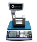 NTEP Legal for Trade Price Computing Scale with Pole Display, 30lb / 60lb Capacity, 0.01lb / 0.02lb Resolution, Dual Range for Increased Accuracy