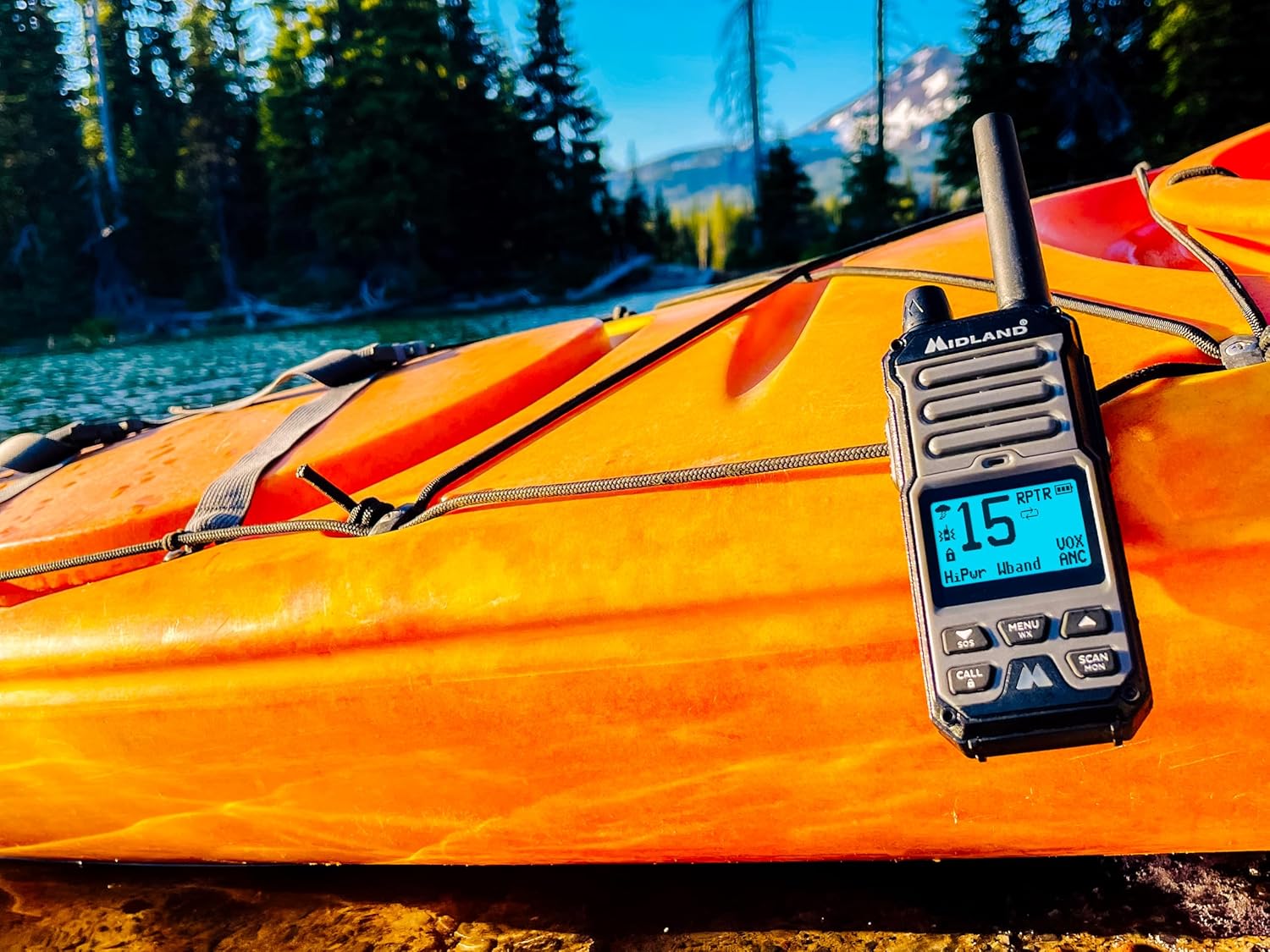 Midland GXT67 5-Watt GMRS Two-Way Radio – Long Range Walkie Talkie for Overlanding, Jeep, & Off-Road – IP67 Waterproof, Repeater Capable, Rechargeable Battery, Hard Case Included (Black)