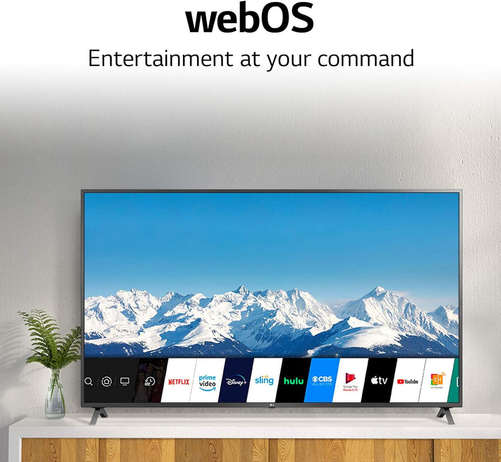 LG UN73 Series 65” Alexa Built-in, 4K UHD IPS Smart TV, Bluetooth Surround Ready, Apple Airplay 2, webOS with Magic Remote (65UN7300PUF, 2020)
