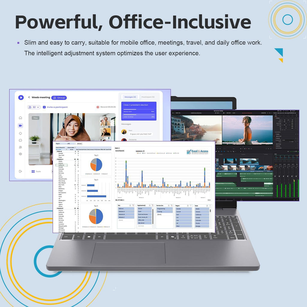 Lenovo 2026 Premium Business & Student Laptop, 15" WUXGA Display with Microsoft 365, 13th Gen Intel Core i5-13420H (8-Core), 8GB DDR5, 512GB SSD, WiFi 6, Windows 11, Lightweight, Long Battery Life