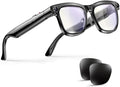 EnergyPort AI Smart Glasses with Camera, 4K HD Video Recording, AI Assistant/Real-Time Translation, Bluetooth Calling, for Men & Women, Suitable for Outdoor Activities (Includes 2 Pairs of Lenses)