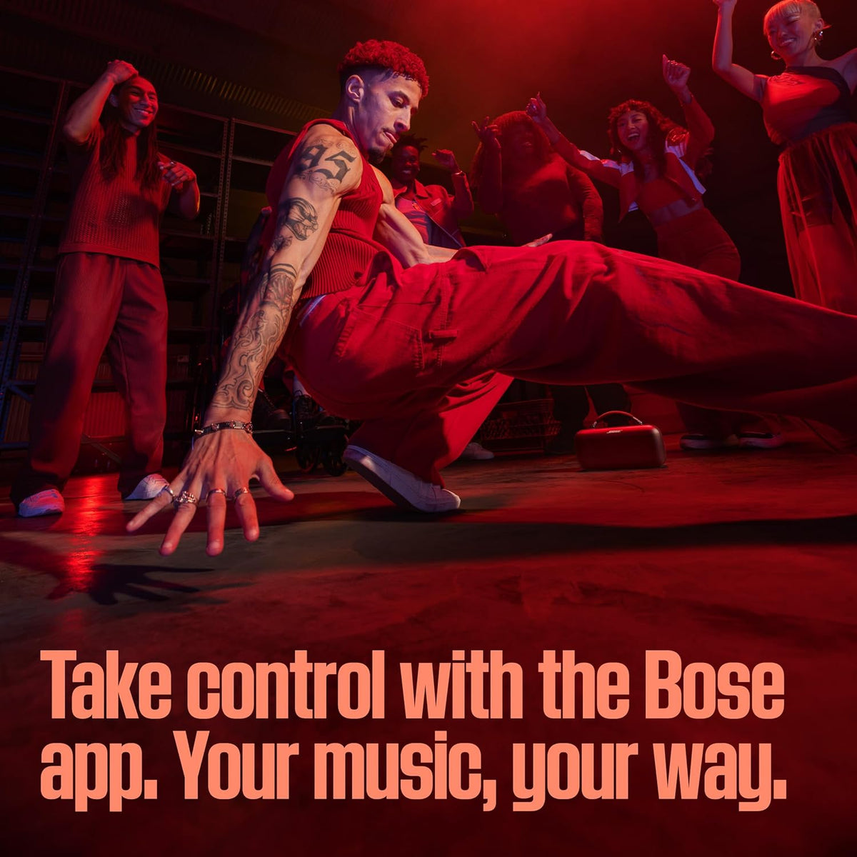 Bose SoundLink Max Bluetooth Speaker - Portable Wireless Party Speaker, IP67 Waterproof, Rope Handle, Up to 20 Hours of Playtime, USB-C, Built-in 3.5mm AUX Input, Black