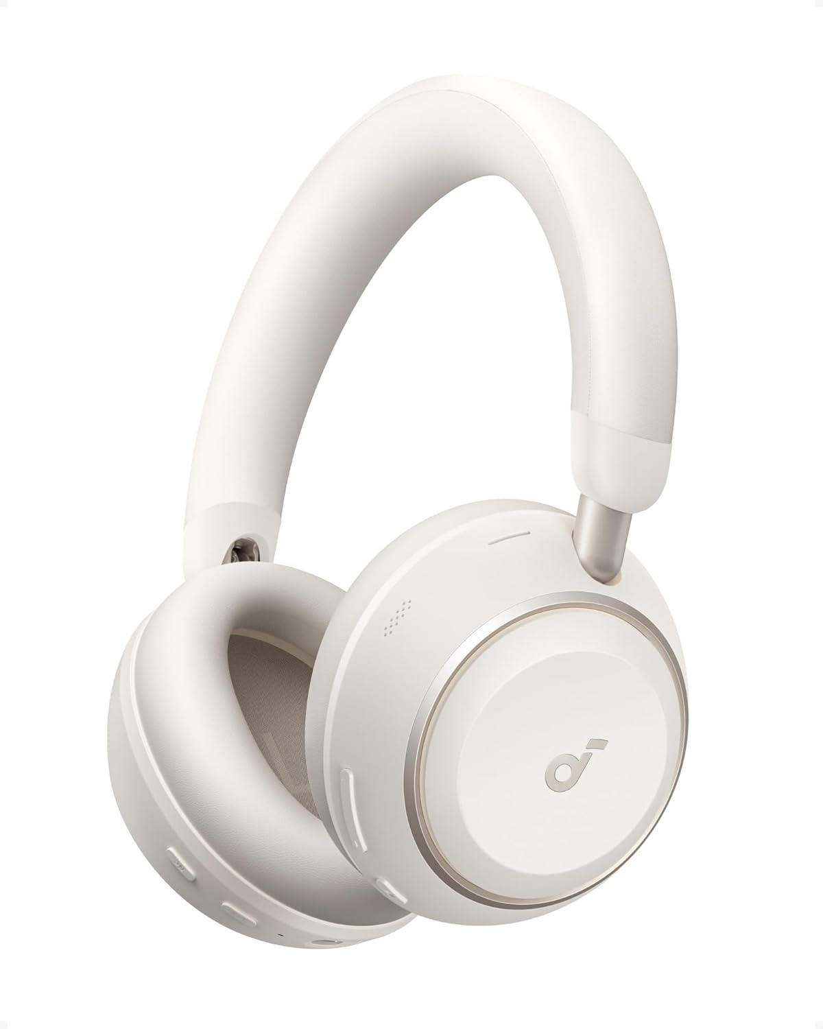 Soundcore Space 2 by Anker, Active Noise Cancelling Headphones with Protective Case, Comfortable Fit, 50H Playtime, LDAC Hi-Res Wireless Audio, Dual Connection, Clear Calls, Bluetooth 6.1, Nap Mode