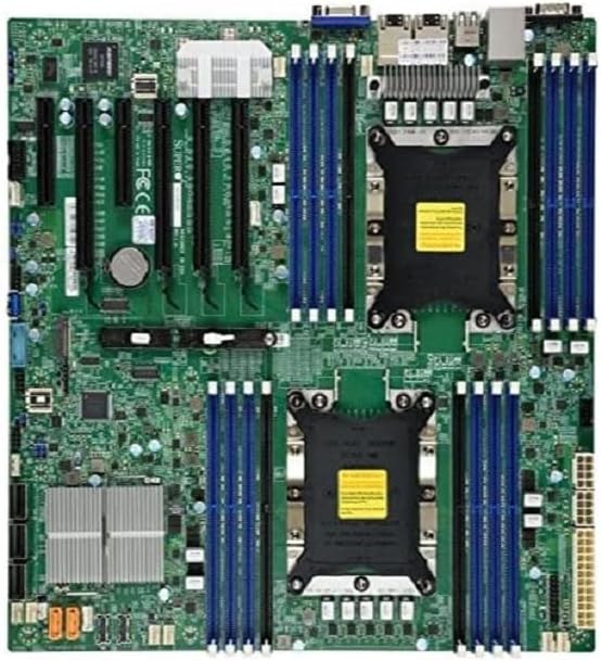 Supermicro 203935 Motherboard Mbd-x11dpi-n-b Xeon Dual Socket S3647 C621 Max.2tb Pci Exress Eatx Brown Box