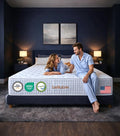 Queen Mattress, 14 Inch Medium Firm Hybrid Queen Mattress Cooling Gel Memory Foam Individually Wrapped Pocket Coils, Excellent Edge Support, Zone Support for Back Neck Pain Relief, Fiberglass-Free