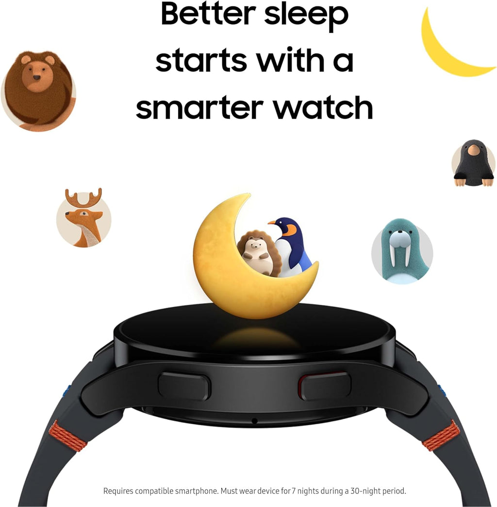 SAMSUNG Galaxy Watch FE 40mm Bluetooth AI Smartwatch w/Fitness Tracking, BIA Sensor, Personalized HR Zones, Heart Rate Tracker, Sleep Monitor, 2024, Silver (Renewed)