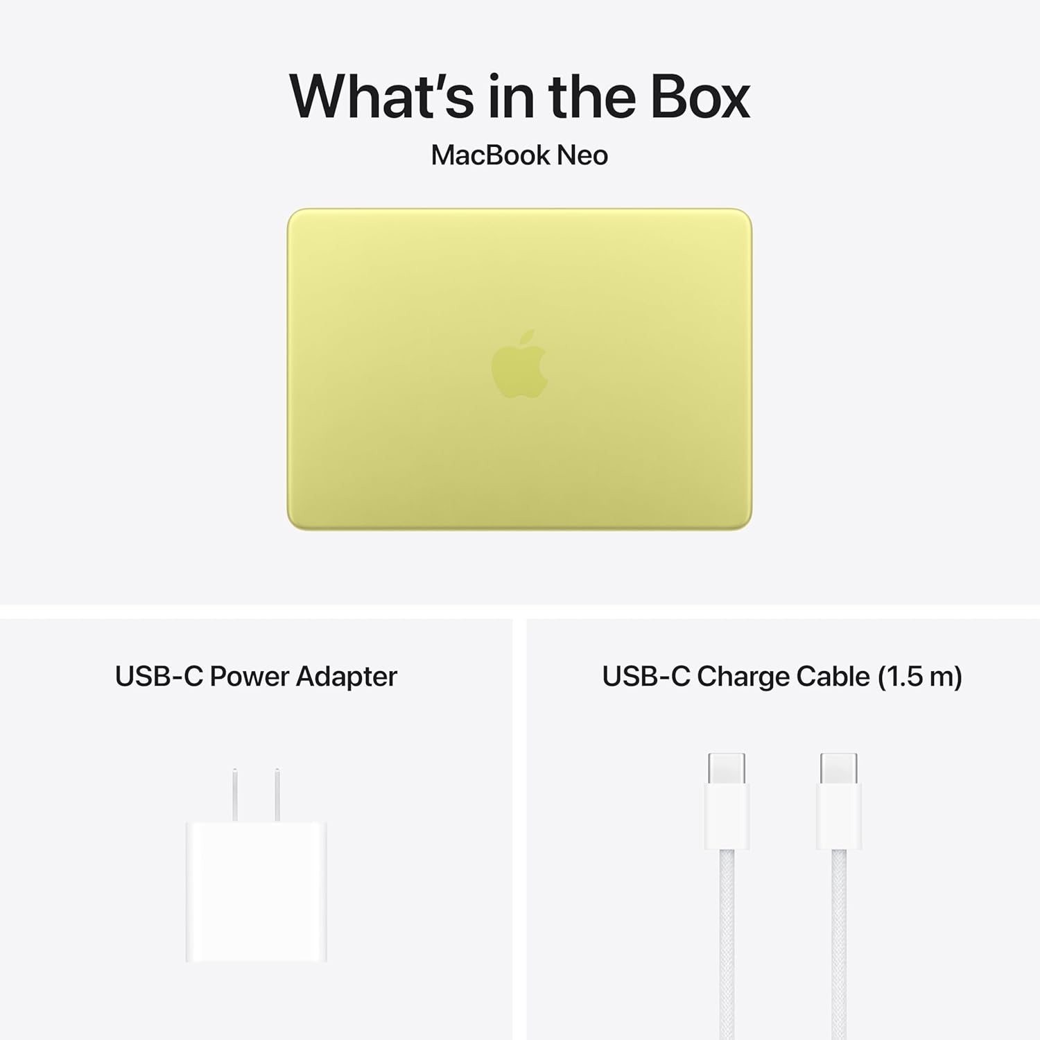 Apple 2026 MacBook Neo 13-inch Laptop with A18 Pro chip: Built for AI and Apple Intelligence, Liquid Retina Display, 8GB Unified Memory, 512GB SSD Storage, 1080p FaceTime HD Camera, Touch ID; Citrus