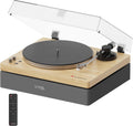 AudioSource Vinyl Record Player, All-in-one Turntable with 2.1 Channel Built-in Speaker, Bluetooth 5.4, 120W, Built-in Subwoofer, High Fidelity 2-Speed Belt Drive, Patented Isolation System, AT-3600L