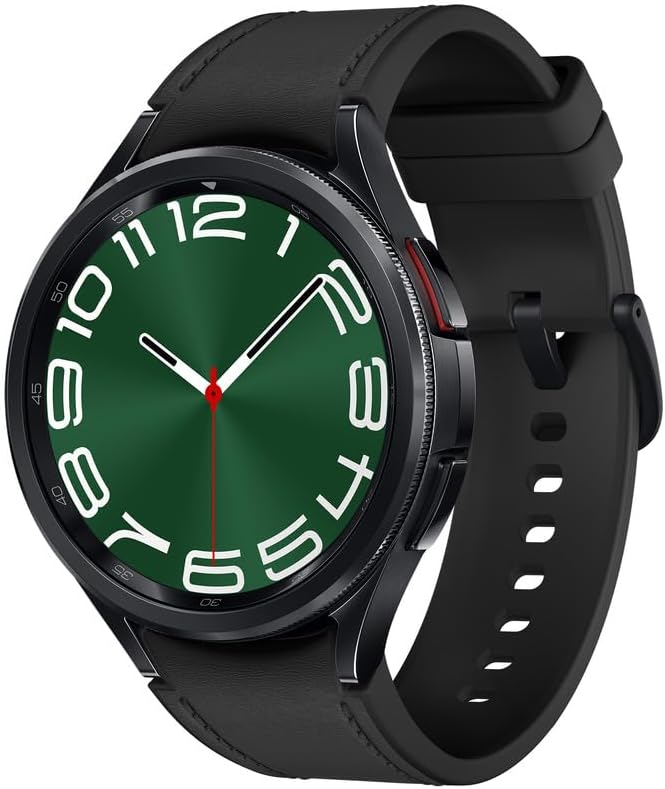 SAMSUNG Galaxy Watch 6 Classic 47mm Bluetooth Smartwatch, Rotating Bezel, Fitness Tracker, Personalized HR Zones, Advanced Sleep Coaching, US Version, Black (Renewed)