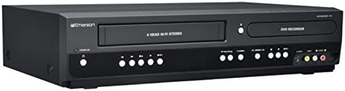 Emerson ZV427EM5 DVD/VCR Combo DVD Recorder and VCR Player with HDMI 1080p DVD/VHS, Progressive Scan Video Out, 5-Speed for Up to 6-Hours Recording (Renewed)