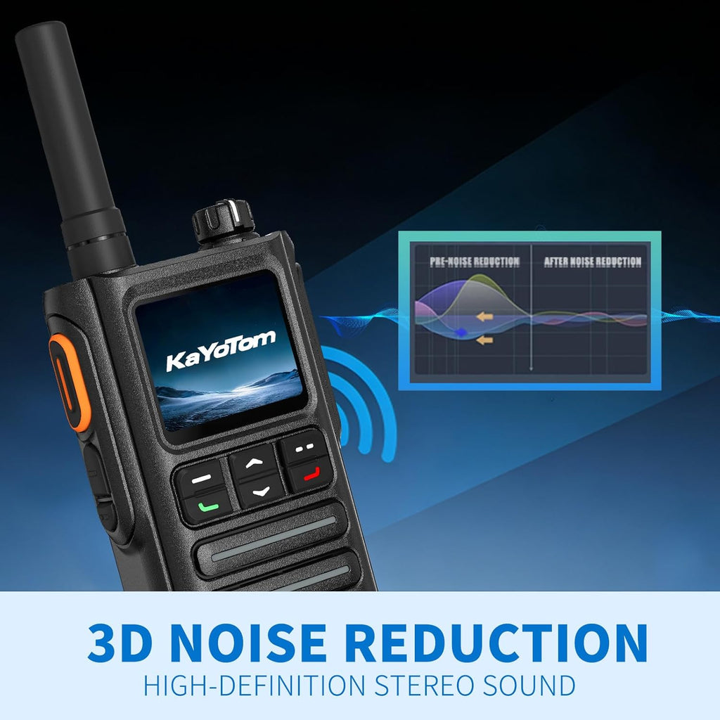 Lifetime Free Rapid GPS Unlimited Range Global Walkie Talkies – Long Range Two Way Radio, IP65 Waterproof, AI Noise Cancellation for Nationwide Outdoor, Logistics, Road Trips & Family (2-Pack)