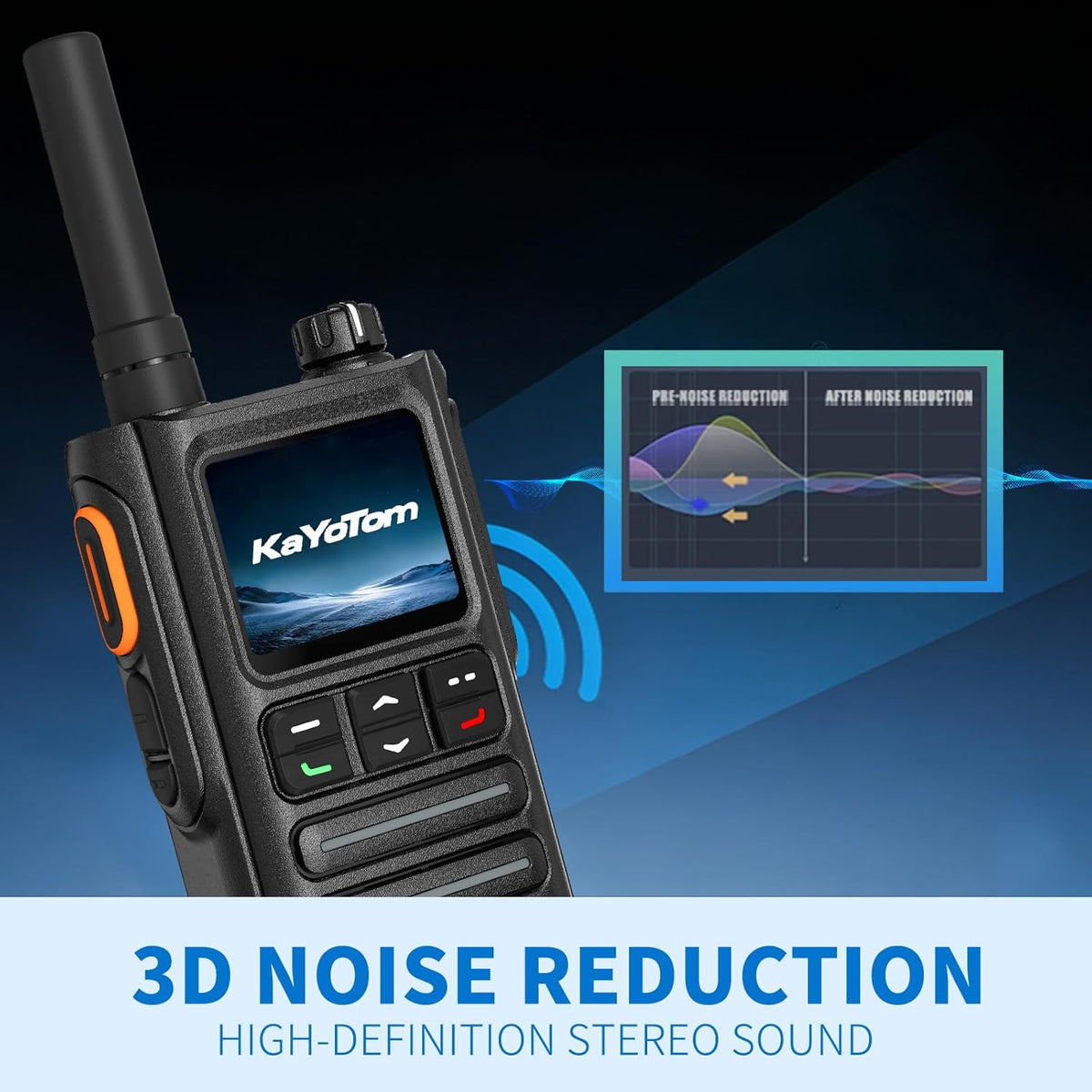 Lifetime Free Rapid GPS Unlimited Range Global Walkie Talkies – Long Range Two Way Radio, IP65 Waterproof, AI Noise Cancellation for Nationwide Outdoor, Logistics, Road Trips & Family (2-Pack)