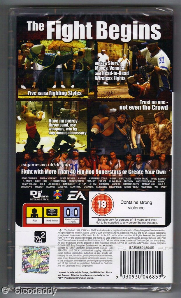 Def Jam Fight For NY The Takeover - Sony PSP (Renewed)
